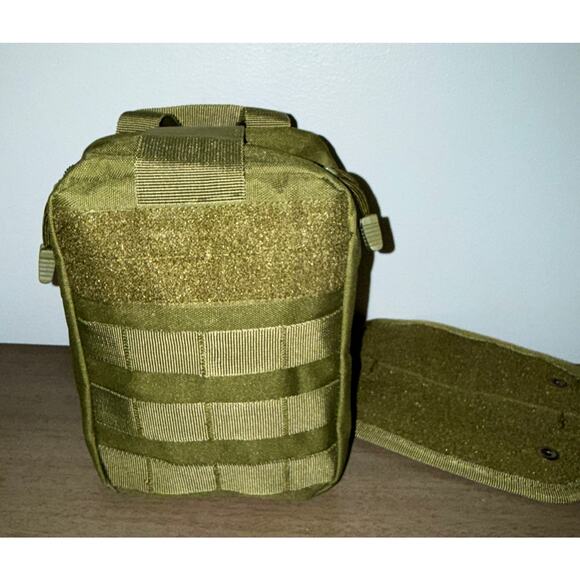Fight Light Admin Pouch Army Green – Tactical First Aid MOLLE Pocket - Picture 9 of 9